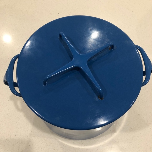 Blue Dansk Enamel Stock Pot - Picture 8 of 8